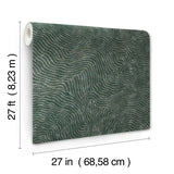 OI0711 Modern Wood Green Wallpaper