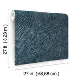 OI0714 Modern Wood Indigo Wallpaper
