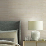 OS4321 Metallic Jute Silver Linen Wallpaper