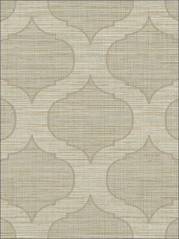 OY32206 Metallic Trellis Stringcloth Textured Wallpaper