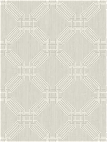 OY32307 Metallic Geometric Trellis Textured Wallpaper