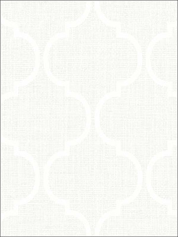 OY34803 Metallic Geo Trellis Grasscloth Look Textured Wallpaper