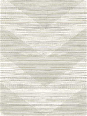 OY35104 Metallic Chevron Grasscloth Look Textured Wallpaper