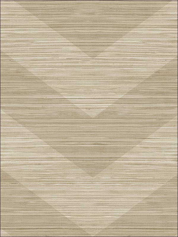 OY35106 Metallic Chevron Grasscloth Look Textured Wallpaper