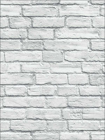 OY35300 Metallic Brick Textured Wallpaper