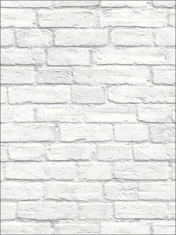 OY35307 Metallic Brick Textured Wallpaper