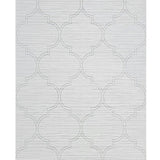 RC10208 Off white gray Ogee heavy vinyl faux Grasscloth textured wallpaper modern rolls