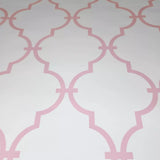 YS9101, 8080 Off white pink trellis geometric pattern geo contemporary Wallpaper 3D