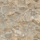 PA130904LW Field Stone Tan Grey Wallpaper 
