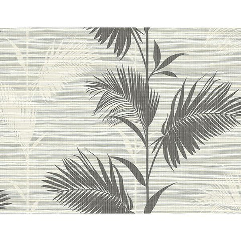 PS40300 Away On Holiday Black Palm Wallpaper
