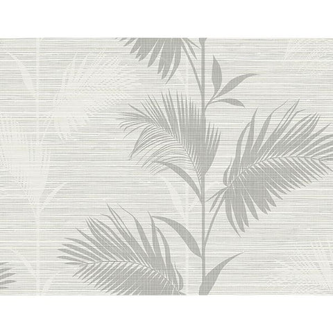 PS40310 Away On Holiday Grey Palm Wallpaper