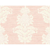 PS40701 Pineapple Grove Pink Damask Wallpaper