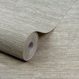 PW1022 Textile Plain Beige Wallpaper