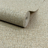 PW1103 Textile Plain Beige Wallpaper