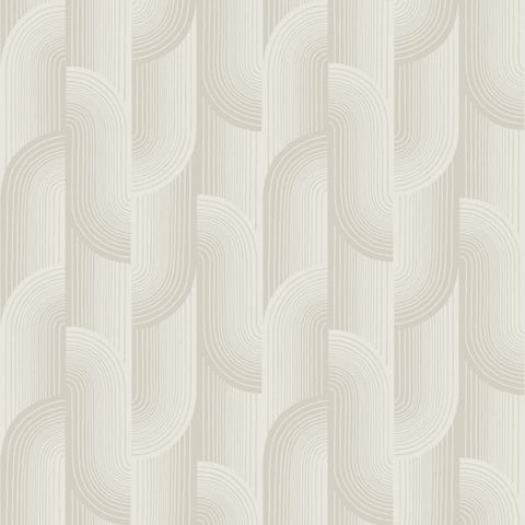 PW3108 Geometric All-over Cream Wallpaper