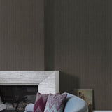 PW4009 Irregular Stripes Black Wallpaper