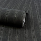 PW4009 Irregular Stripes Black Wallpaper