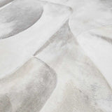 Z77530 Patchwork Sculptured distressed Tan gray faux Concrete modern Textured wallpaper