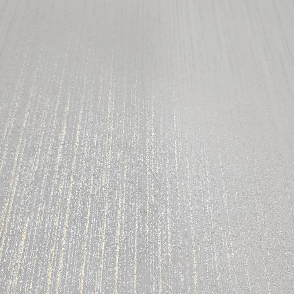 WM37559701 Plain Non-woven Modern ivory off white gold metallic faux f ...