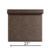 221248 Plain brown faux paper weave grasscloth woven textured contemporary wallpaper