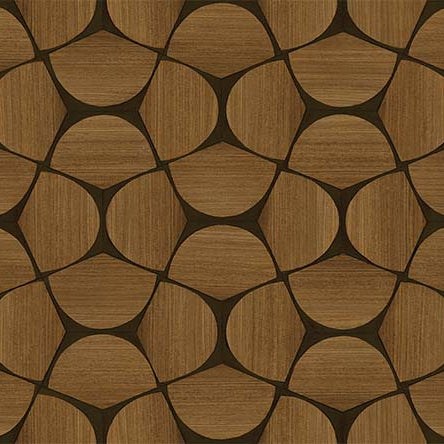 QX60206 Sienne Burnt Caramel Wallpaper 