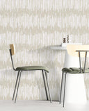 QX60400 Painted Stripes Sand Wallpaper