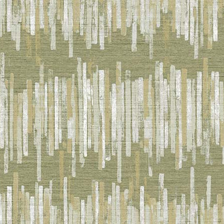 QX60404 Painted Stripes Moss Wallpaper 