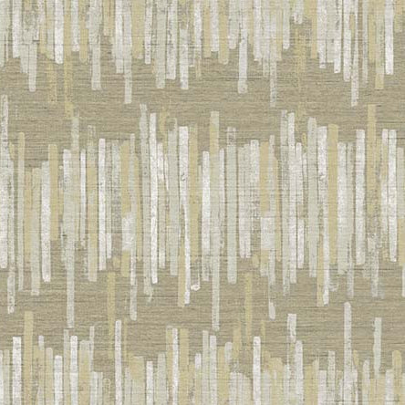 QX60407 Painted Stripes Wheat Wallpaper