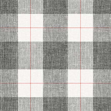 QX60501 Buffalo Plaid Storm Cloud Wallpaper