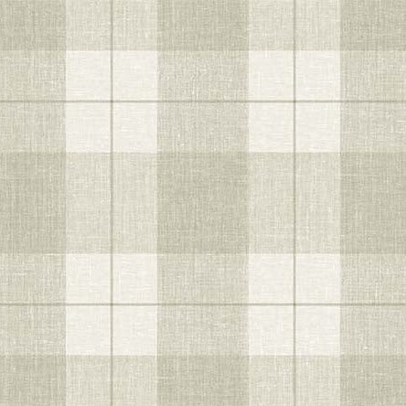 QX60515 Buffalo Plaid Sandstone Wallpaper