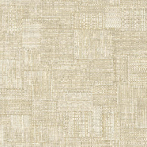 RA41714 Woven Blocks Baguette Wallpaper 
