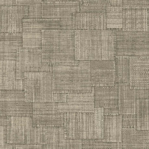 RA41715 Woven Blocks- Woodbridge Wallpaper