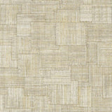 RA46704 Woven Blocks Cafe Latte Wallpaper