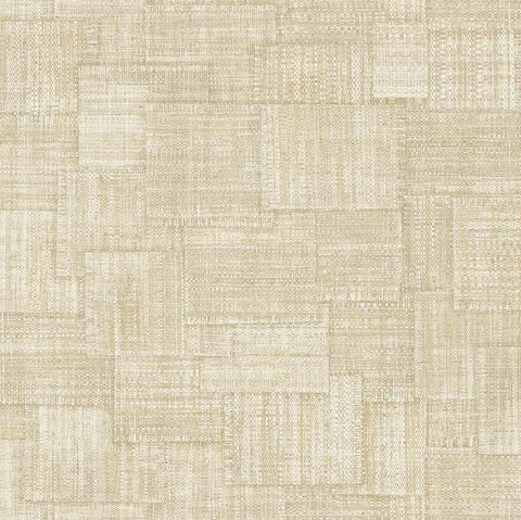 RA46714 Woven Blocks Baguette Wallpaper