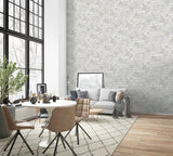 RD411 Princess Street Grey Brick Wallpaper