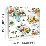 RF7402 Flower Studies Bright Multi Wallpaper