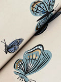 RF7412 Butterfly House Linen Wallpaper