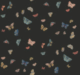 RF7413 Butterfly House Black Wallpaper