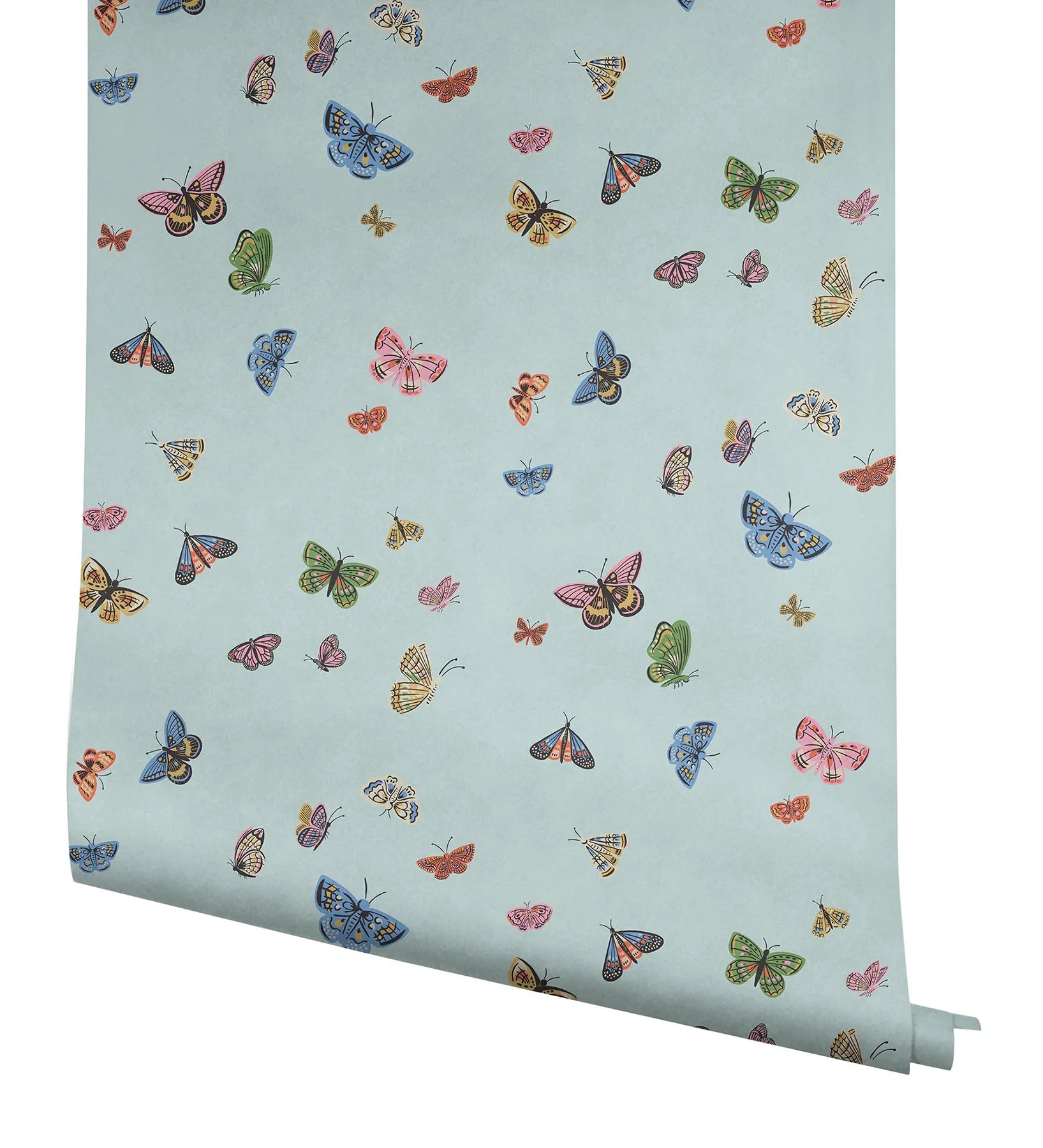 RF7414 Butterfly House Light Blue Wallpaper – wallcoveringsmart