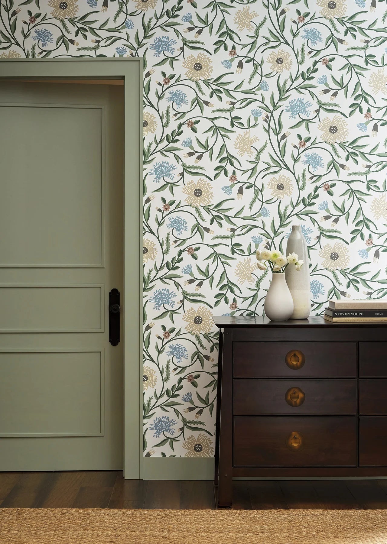 Rifle Paper Co. Aster Wallpaper