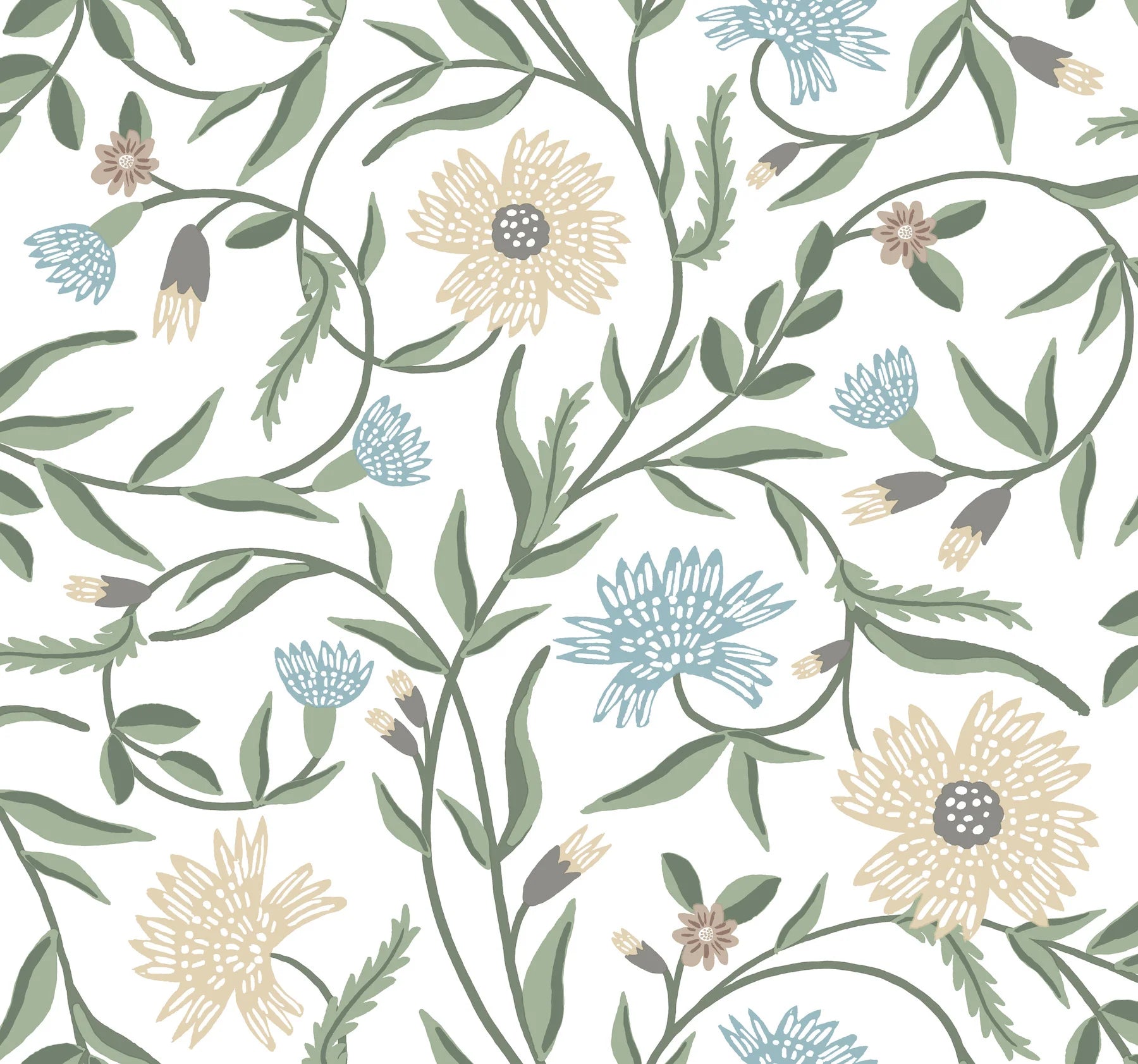 Rifle Paper Co. Aster Wallpaper