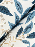 RF7461 Rifle Paper Co. Willowberry Blue White Wallpaper