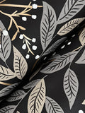 RF7462 Rifle Paper Co. Willowberry Black Wallpaper