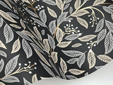 RF7462 Rifle Paper Co. Willowberry Black Wallpaper