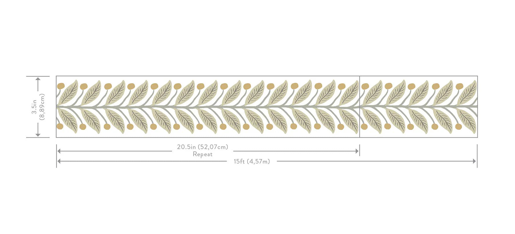RF7532BW1 Garden Linen Wallpaper Trim Border – wallcoveringsmart