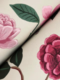 RF7541 Rifle Paper Co. Roses Linen Wallpaper