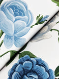 RF7543 Rifle Paper Co. Roses Blue White Wallpaper 