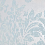 RG61622 Ivory off white cream baby blue vintage damask French Country wallpaper rolls 3D