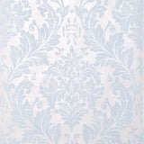 RG61622 Ivory off white cream baby blue vintage damask French Country wallpaper rolls 3D