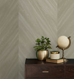 RH20105 Luxe Wood Chevron Wallpaper 